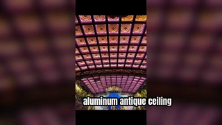 trần nhà cổ bằng nhôm