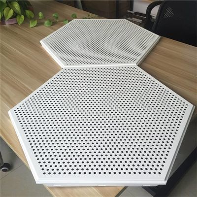 Hệ thống treo trần bằng kim loại nhôm hình lục giác