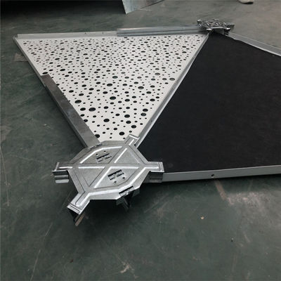 Bán chạy Ốp trần kim loại nhôm 1200X1200X1200 Hình tam giác Clip In