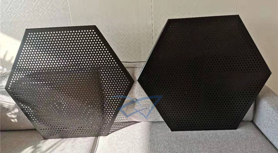 Hệ thống treo trần bằng kim loại nhôm hình lục giác