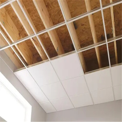 Tấm trần thạch cao phủ lớp PVC 600X600 Tấm trần treo bằng thạch cao 7mm