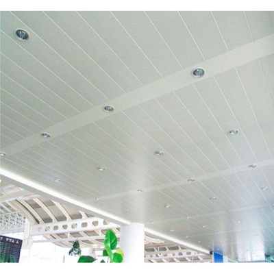 Nhôm Metal C Strip Trần tuyến tính Treo chống cháy Độ dày 0,4mm