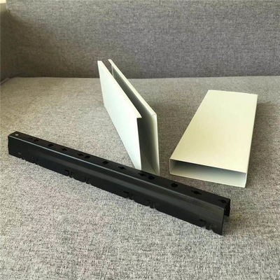 Hệ thống trần treo âm thanh hình chữ U bằng kim loại nhôm 50x100mm