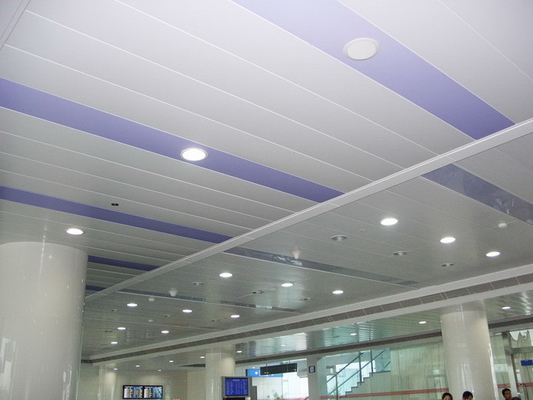 sân bay Trần nhôm kim loại H Dải 400mm Dễ dàng tháo rời