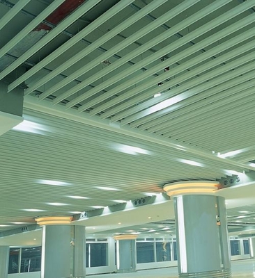 Trần kim loại nhôm màn hình chống cháy 200x3000mm dễ lau chùi