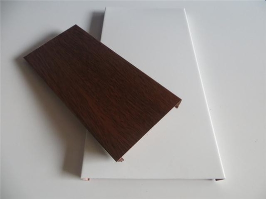 Trần kim loại nhôm dải 185x3000mm U Màu tùy chỉnh Trọng lượng nhẹ