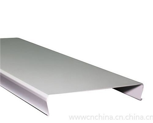 Trần kim loại nhôm dải 185x3000mm U Màu tùy chỉnh Trọng lượng nhẹ