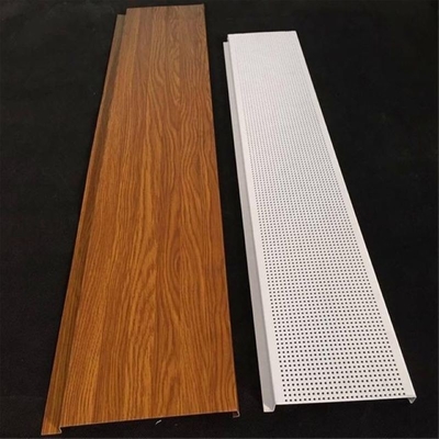 Tấm trần nhôm kim loại hấp thụ âm thanh G Strip sơn tĩnh điện cho biệt thự