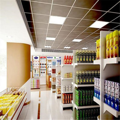 Trần kim loại nhôm 600mm X 600mm Đặt trên hệ thống trần Sharp Edge