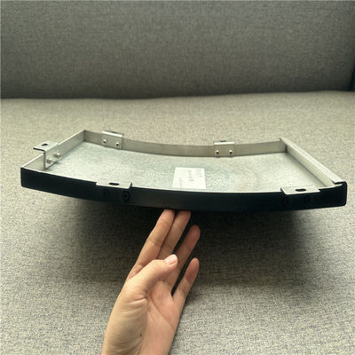 Màu đen Hairline Kết thúc Tấm ốp cột nhôm Độ dày 2,85mm