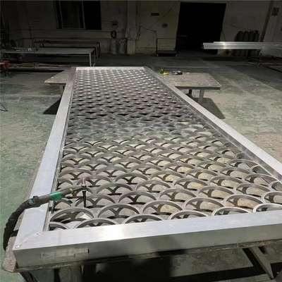 Nhôm kim loại Laser Cut Tấm màn hình riêng tư Độ dày 8 mm Tùy chỉnh