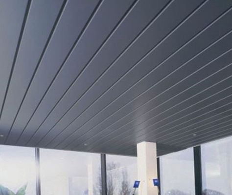 G Strip Tấm trần kim loại nhôm 0,5mm Chiều rộng 100mm Sơn tĩnh điện