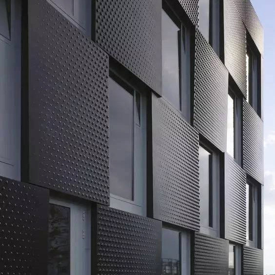 Panel hợp kim nhôm tùy chỉnh Panels mặt tiền lỗ bên ngoài PVDF bảng nhôm cho mặt tiền