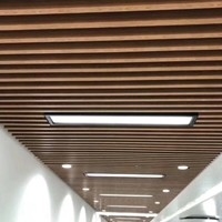Trung tâm mua sắm Trần nhôm chữ U Độ dày 0,5mm Dễ dàng tháo rời