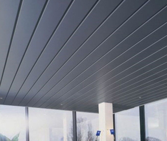 G Strip Tấm trần kim loại nhôm 0,5mm Chiều rộng 100mm Sơn tĩnh điện