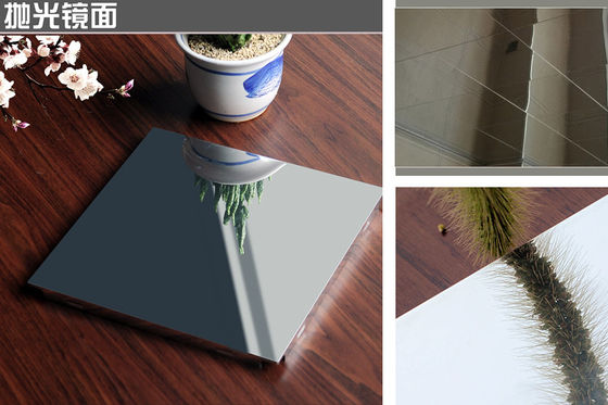 Gương tráng gương bằng kim loại nhôm 300x300mm hiện đại Độ dày 0,5mm