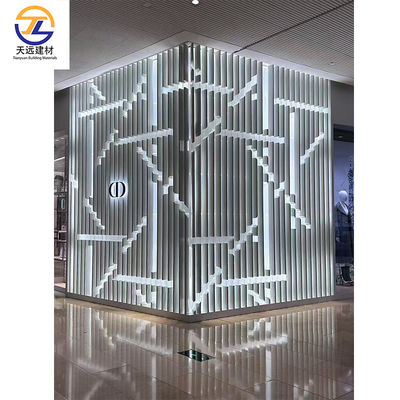 Tòa nhà văn phòng trần kim loại tấm đục cho trần sàn nhôm với 600 * 600MM